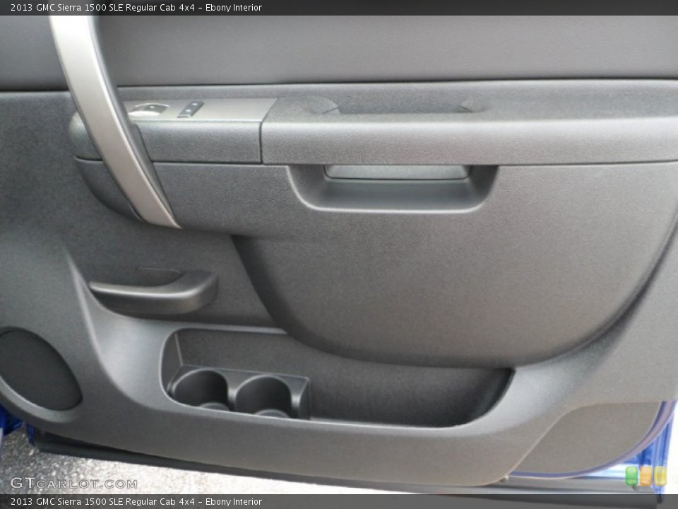 Ebony Interior Door Panel for the 2013 GMC Sierra 1500 SLE Regular Cab 4x4 #68463214