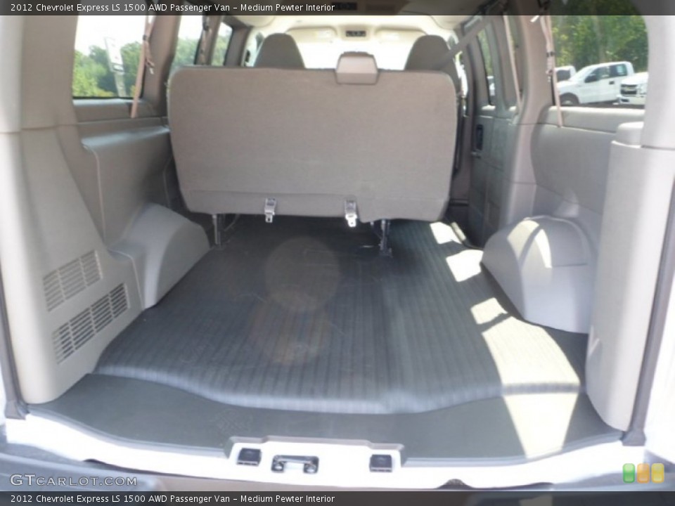 Medium Pewter Interior Trunk for the 2012 Chevrolet Express LS 1500 AWD Passenger Van #68463769