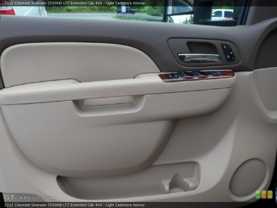 Light Cashmere Interior Door Panel for the 2012 Chevrolet Silverado 2500HD LTZ Extended Cab 4x4 #68463835