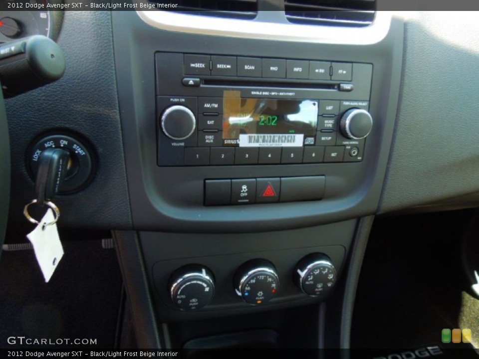 Black/Light Frost Beige Interior Audio System for the 2012 Dodge Avenger SXT #68464555