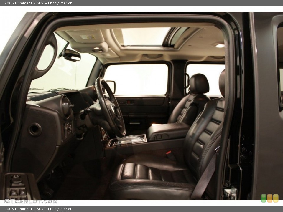 Ebony Interior Photo for the 2006 Hummer H2 SUV #68466343