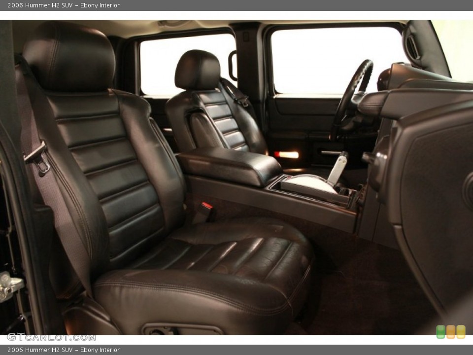 Ebony Interior Photo for the 2006 Hummer H2 SUV #68466388