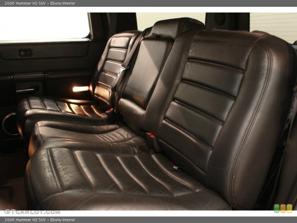 Ebony Interior Photo for the 2006 Hummer H2 SUV #68466394