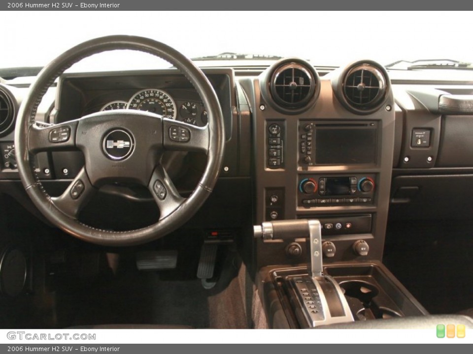Ebony Interior Dashboard for the 2006 Hummer H2 SUV #68466400