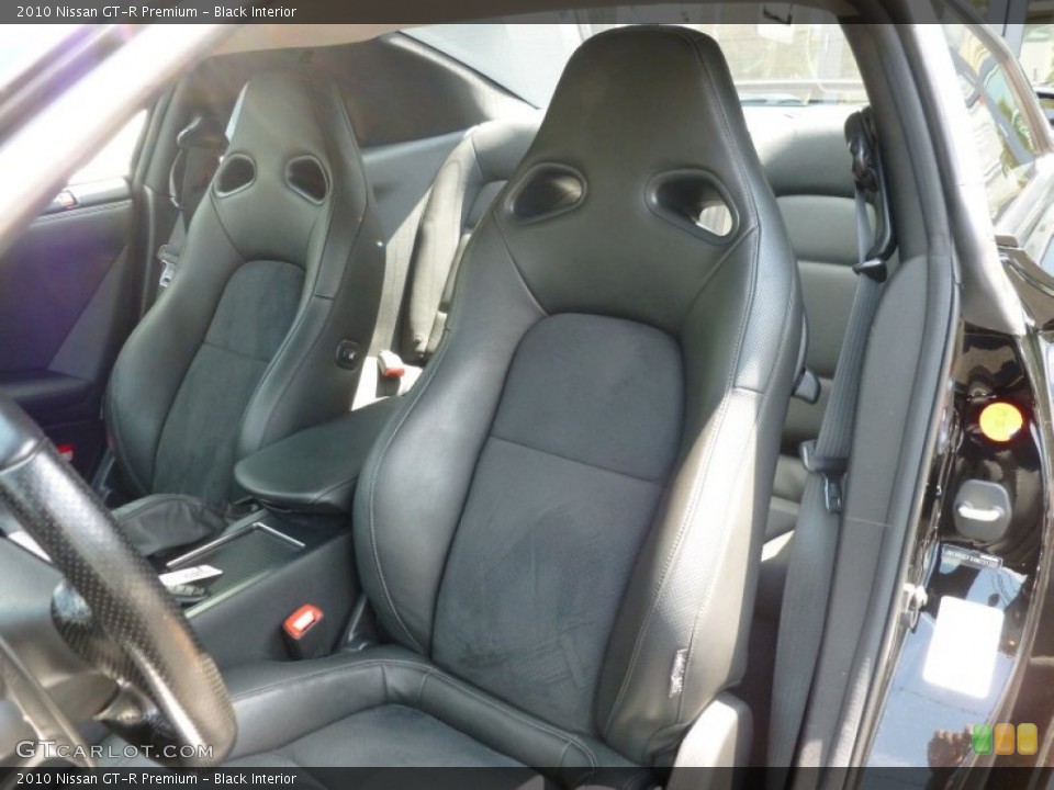 Black Interior Front Seat for the 2010 Nissan GT-R Premium #68467183
