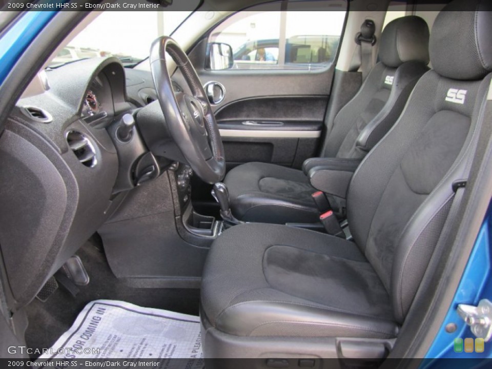 Ebony/Dark Gray 2009 Chevrolet HHR Interiors