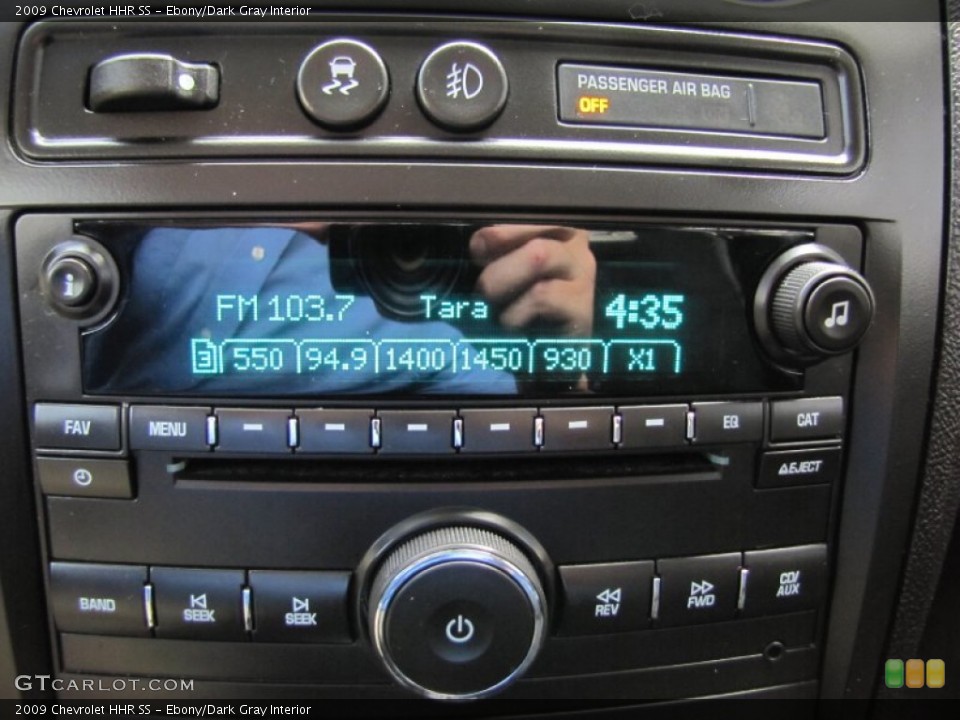 Ebony/Dark Gray Interior Audio System for the 2009 Chevrolet HHR SS #68467351