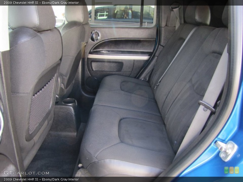 Ebony/Dark Gray Interior Rear Seat for the 2009 Chevrolet HHR SS #68467373