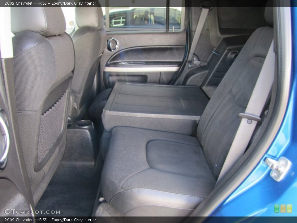 Ebony/Dark Gray Interior Rear Seat for the 2009 Chevrolet HHR SS #68467376