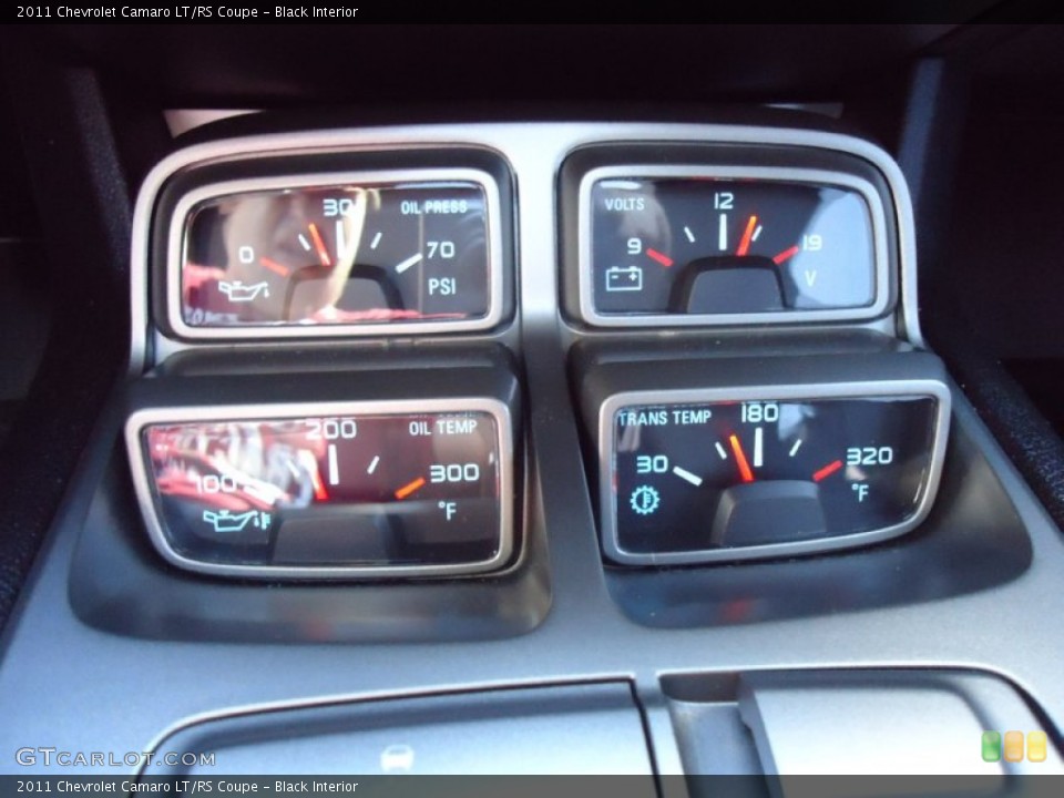 Black Interior Gauges for the 2011 Chevrolet Camaro LT/RS Coupe #68470392