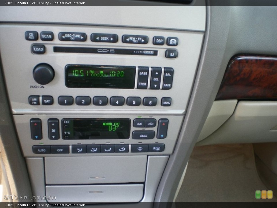Shale/Dove Interior Controls for the 2005 Lincoln LS V6 Luxury #68473357