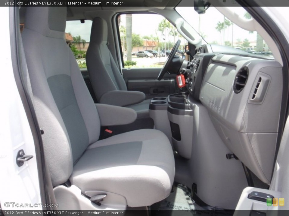 Medium Flint Interior Photo for the 2012 Ford E Series Van E350 XLT Passenger #68474662