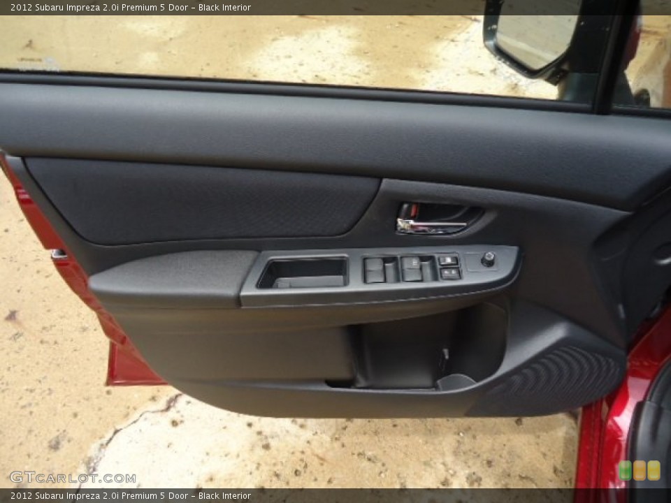Black Interior Door Panel for the 2012 Subaru Impreza 2.0i Premium 5 Door #68477110