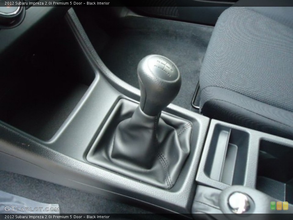 Black Interior Transmission for the 2012 Subaru Impreza 2.0i Premium 5 Door #68477119