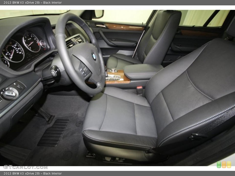 Black Interior Front Seat for the 2013 BMW X3 xDrive 28i #68477767