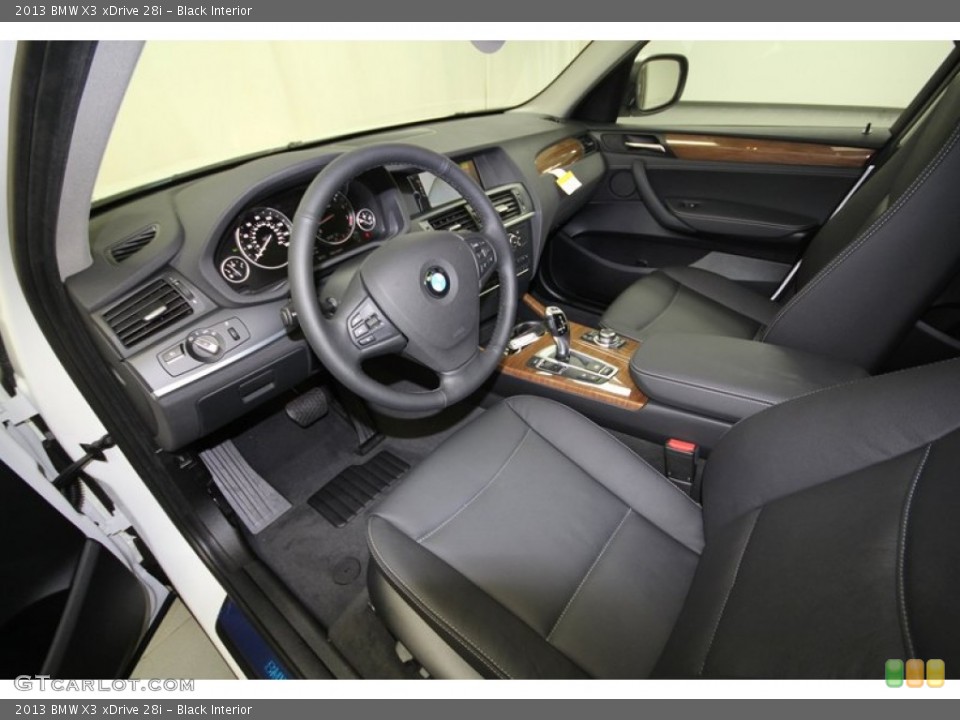 Black Interior Prime Interior for the 2013 BMW X3 xDrive 28i #68477854