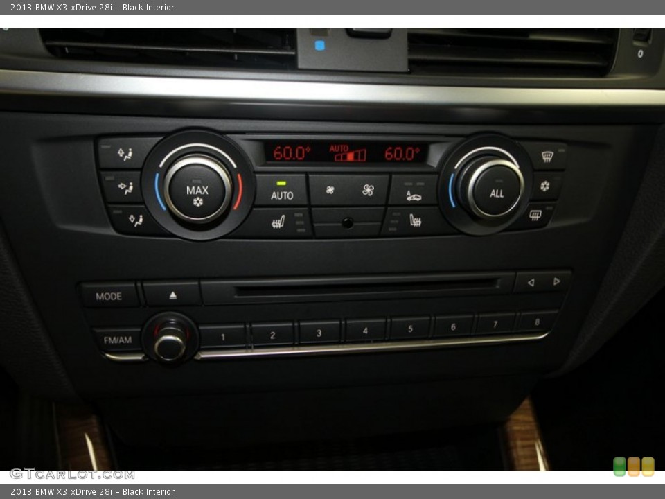 Black Interior Controls for the 2013 BMW X3 xDrive 28i #68477908