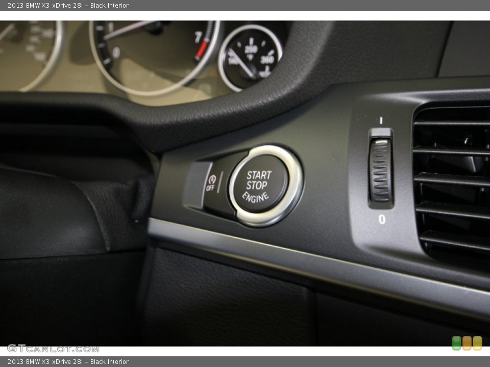 Black Interior Controls for the 2013 BMW X3 xDrive 28i #68477942