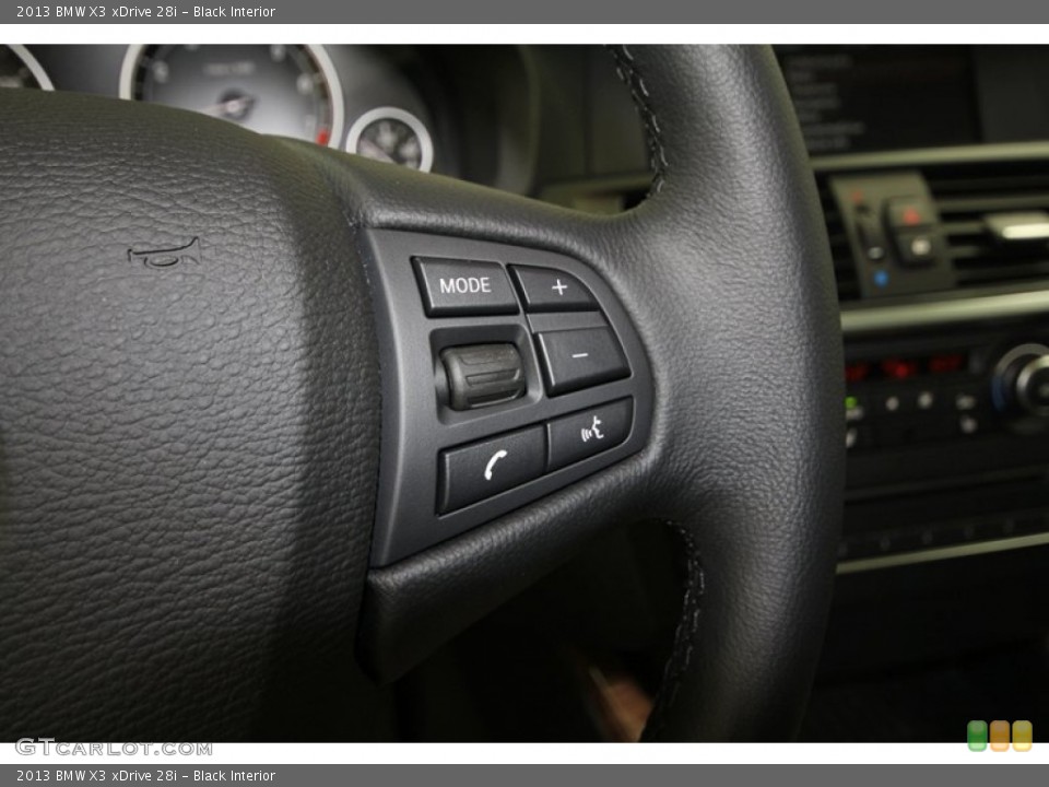 Black Interior Controls for the 2013 BMW X3 xDrive 28i #68477950