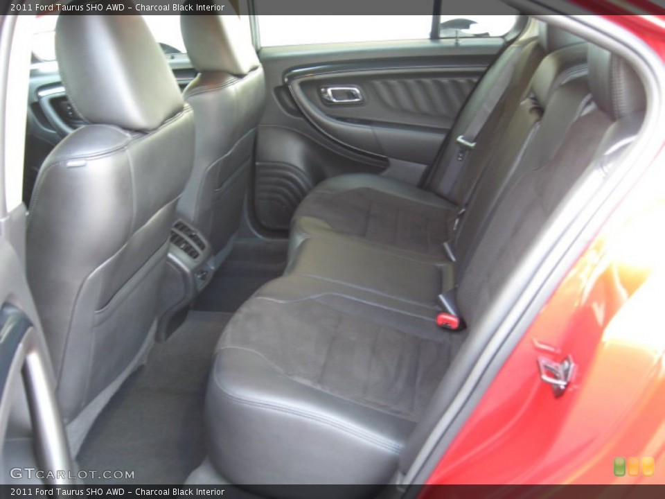 Charcoal Black Interior Rear Seat for the 2011 Ford Taurus SHO AWD #68479048