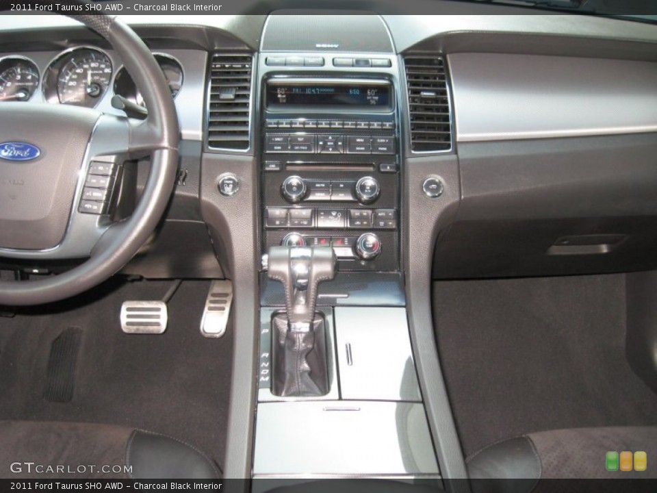 Charcoal Black Interior Controls for the 2011 Ford Taurus SHO AWD #68479108