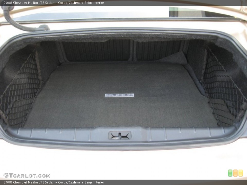 Cocoa/Cashmere Beige Interior Trunk for the 2008 Chevrolet Malibu LTZ Sedan #68479282