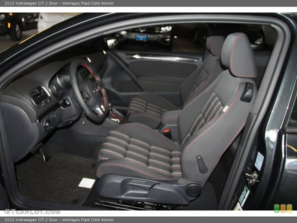 Interlagos Plaid Cloth Interior Photo for the 2013 Volkswagen GTI 2 Door #68479567