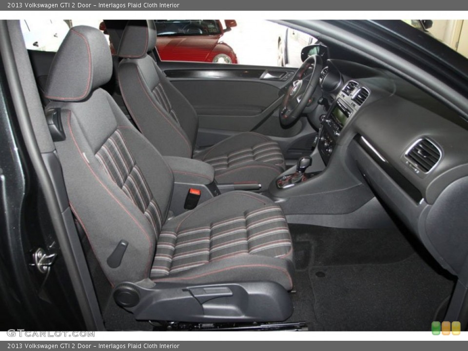 Interlagos Plaid Cloth Interior Front Seat for the 2013 Volkswagen GTI 2 Door #68479654