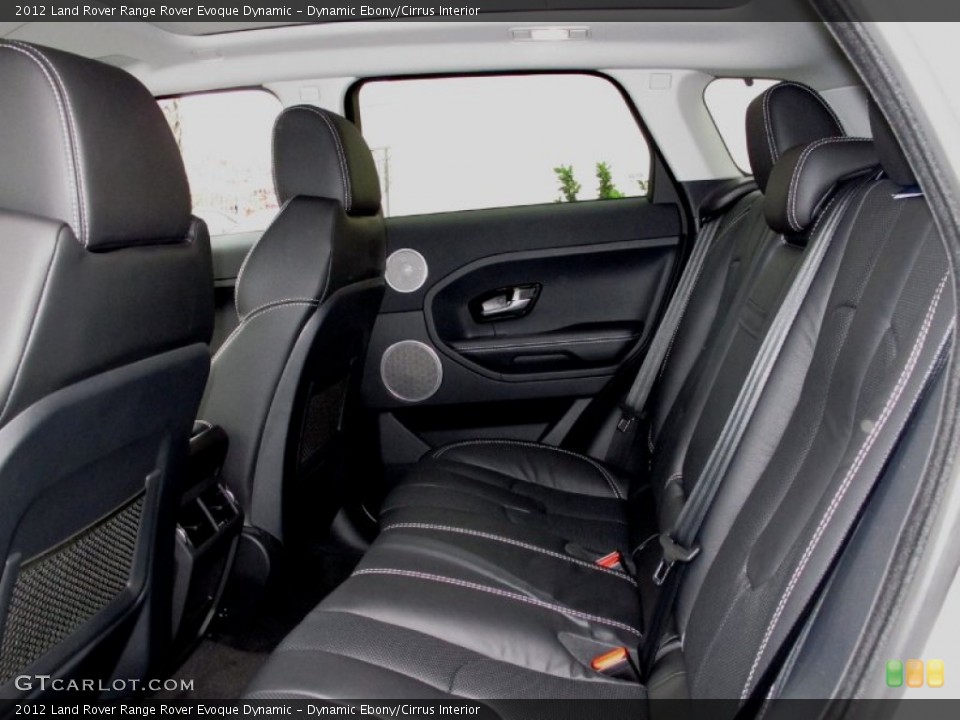 Dynamic Ebony/Cirrus Interior Photo for the 2012 Land Rover Range Rover Evoque Dynamic #68480095