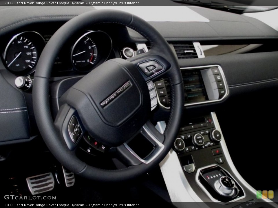 Dynamic Ebony/Cirrus Interior Dashboard for the 2012 Land Rover Range Rover Evoque Dynamic #68480122