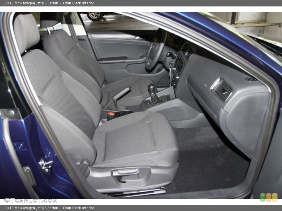 Titan Black Interior Photo for the 2013 Volkswagen Jetta S Sedan #68480146