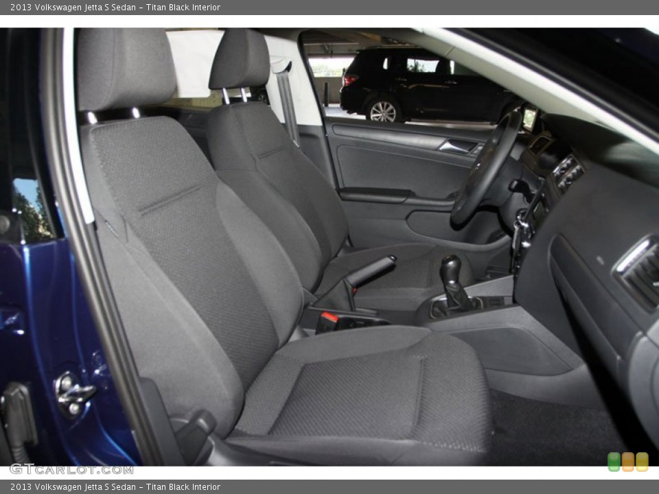 Titan Black Interior Photo for the 2013 Volkswagen Jetta S Sedan #68480153