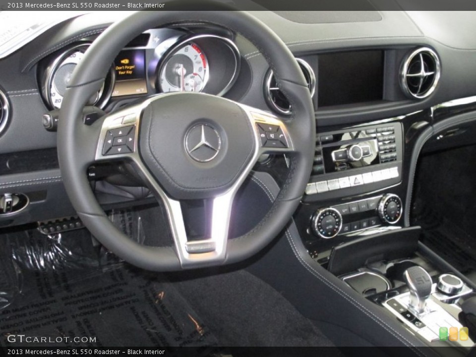 Black Interior Dashboard for the 2013 Mercedes-Benz SL 550 Roadster #68480320