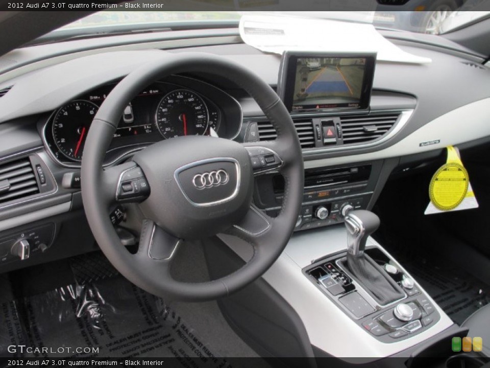 Black Interior Dashboard for the 2012 Audi A7 3.0T quattro Premium #68480983