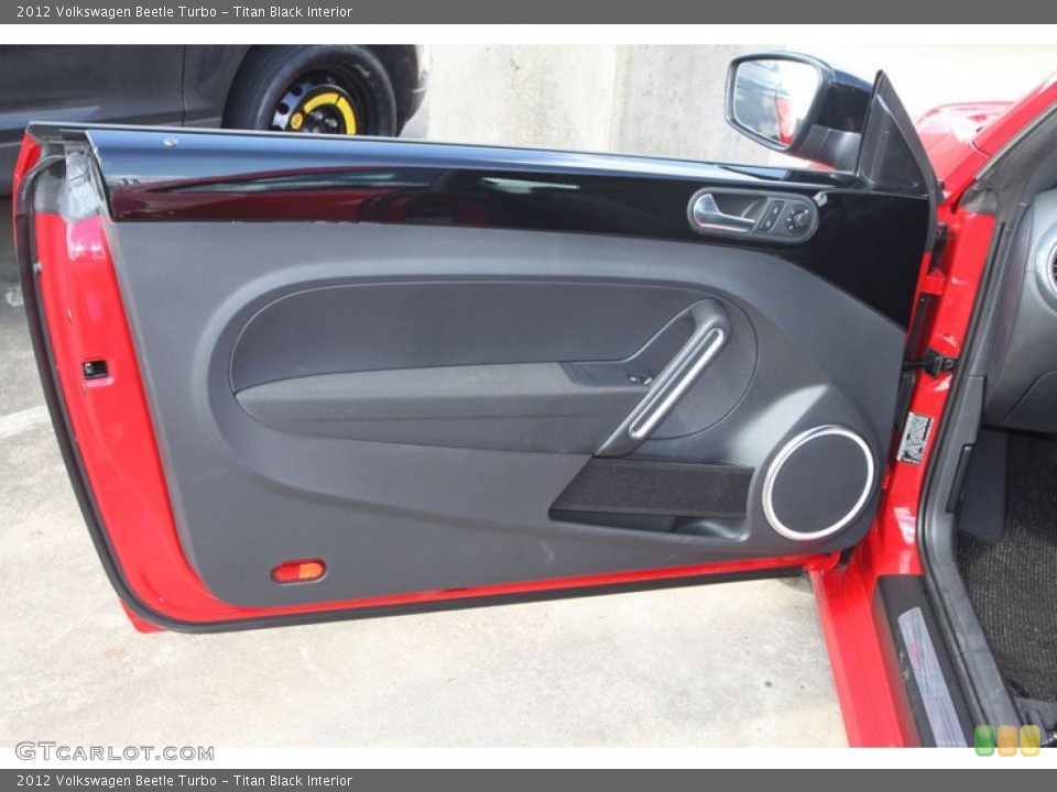 Titan Black Interior Door Panel for the 2012 Volkswagen Beetle Turbo #68481242