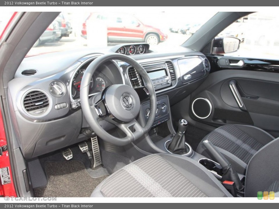 Titan Black Interior Prime Interior for the 2012 Volkswagen Beetle Turbo #68481253