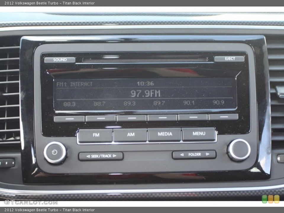Titan Black Interior Audio System for the 2012 Volkswagen Beetle Turbo #68481284