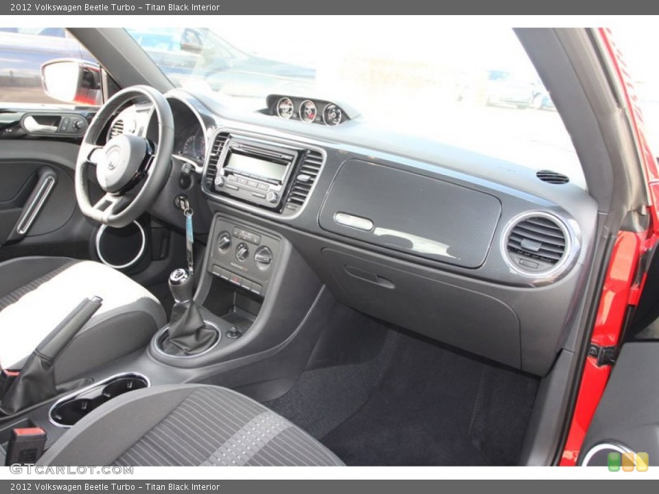 Titan Black Interior Dashboard for the 2012 Volkswagen Beetle Turbo #68481331