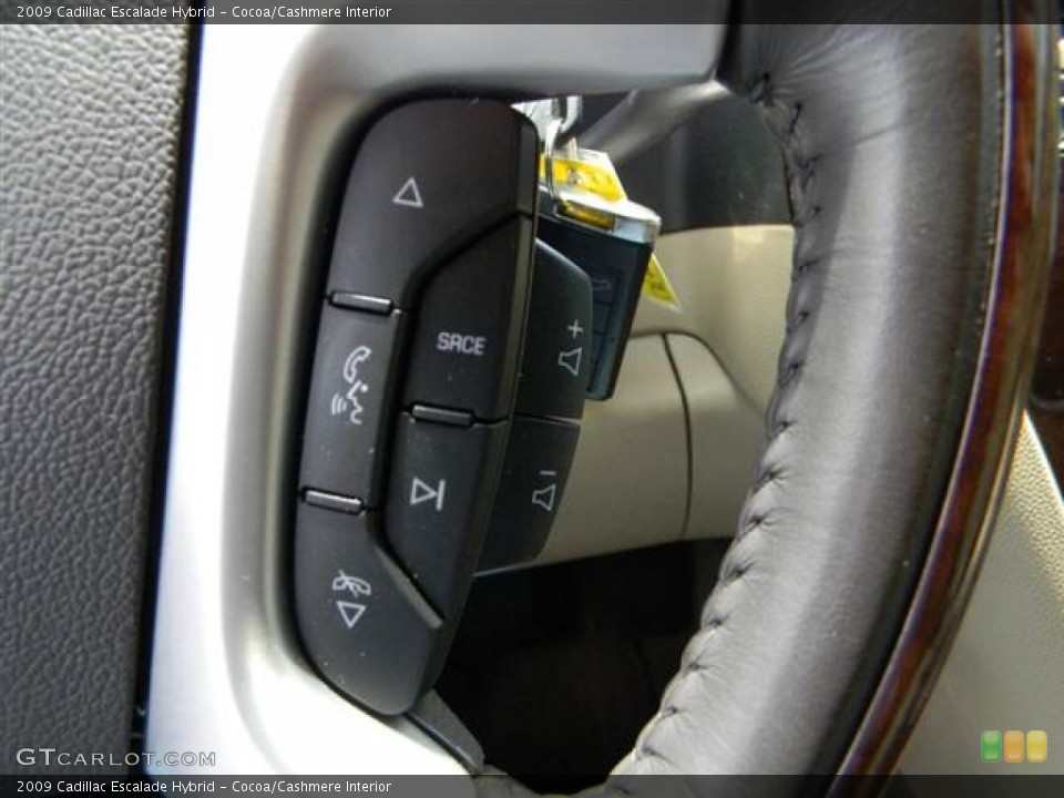 Cocoa/Cashmere Interior Controls for the 2009 Cadillac Escalade Hybrid #68485333