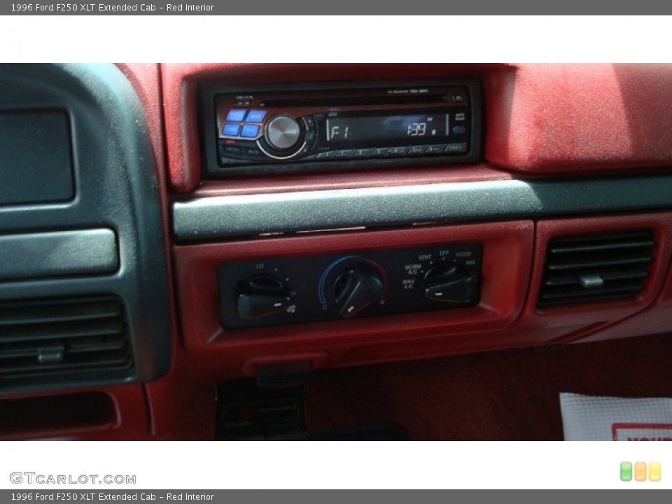 Red Interior Controls for the 1996 Ford F250 XLT Extended Cab #68485879
