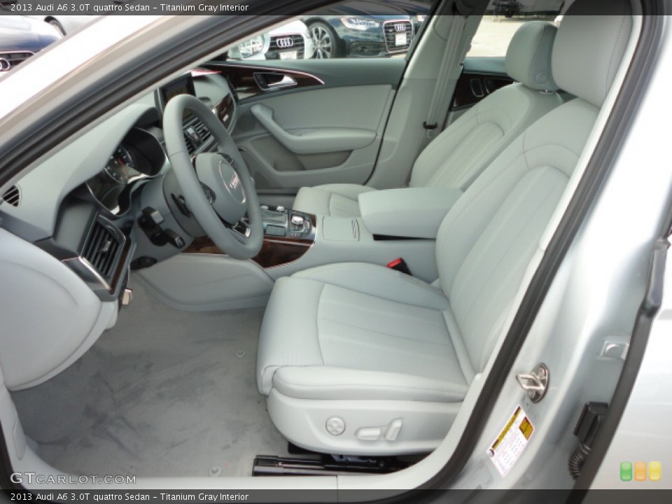 Titanium Gray Interior Front Seat for the 2013 Audi A6 3.0T quattro Sedan #68491261