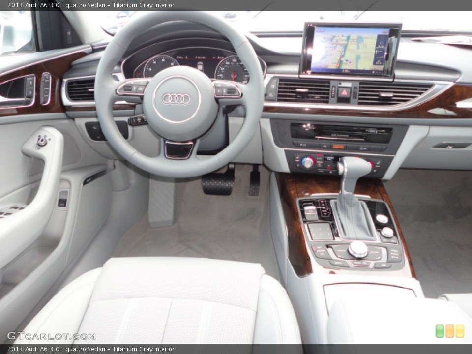 Titanium Gray Interior Dashboard for the 2013 Audi A6 3.0T quattro Sedan #68491282