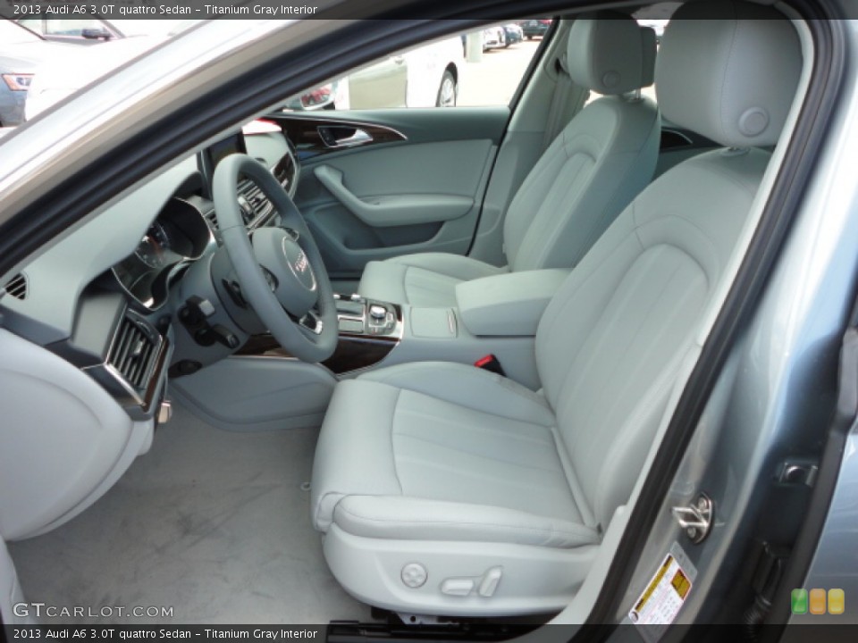 Titanium Gray Interior Front Seat for the 2013 Audi A6 3.0T quattro Sedan #68491416