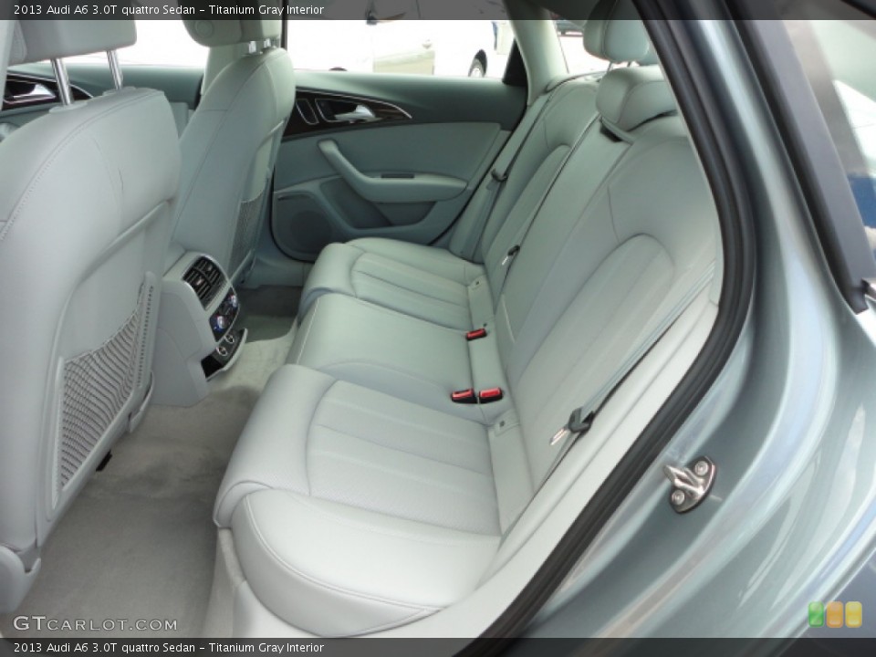 Titanium Gray Interior Rear Seat for the 2013 Audi A6 3.0T quattro Sedan #68491426
