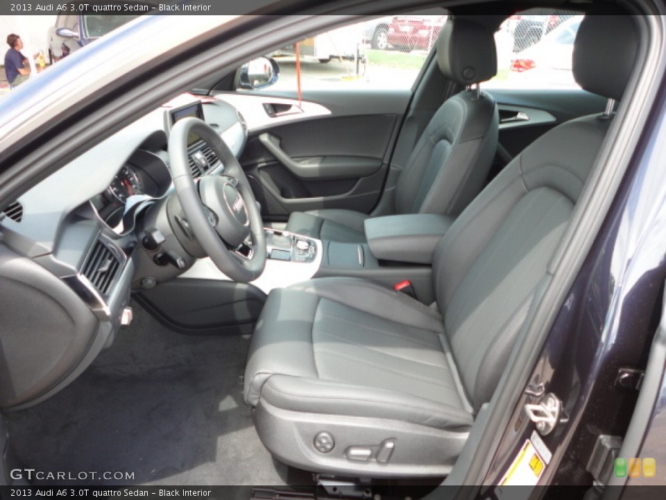 Black Interior Front Seat for the 2013 Audi A6 3.0T quattro Sedan #68491510