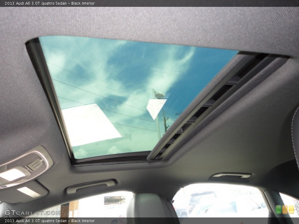 Black Interior Sunroof for the 2013 Audi A6 3.0T quattro Sedan #68491537