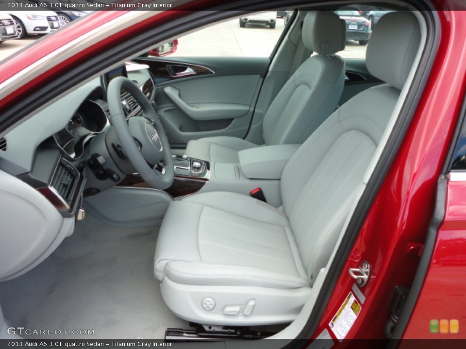 Titanium Gray Interior Front Seat for the 2013 Audi A6 3.0T quattro Sedan #68491600