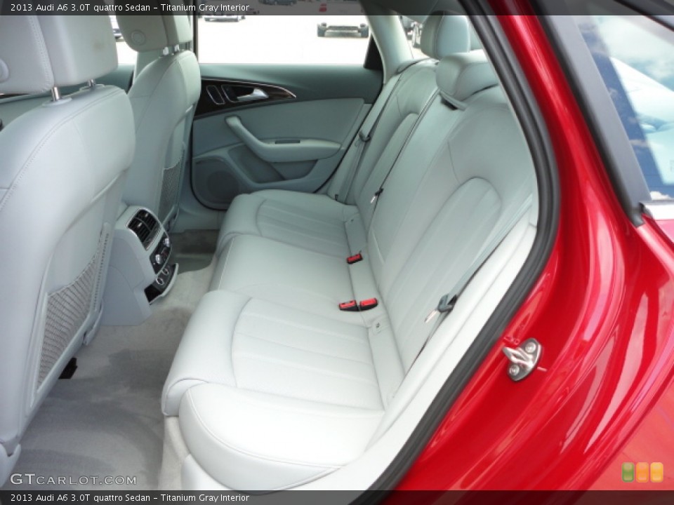 Titanium Gray Interior Rear Seat for the 2013 Audi A6 3.0T quattro Sedan #68491612