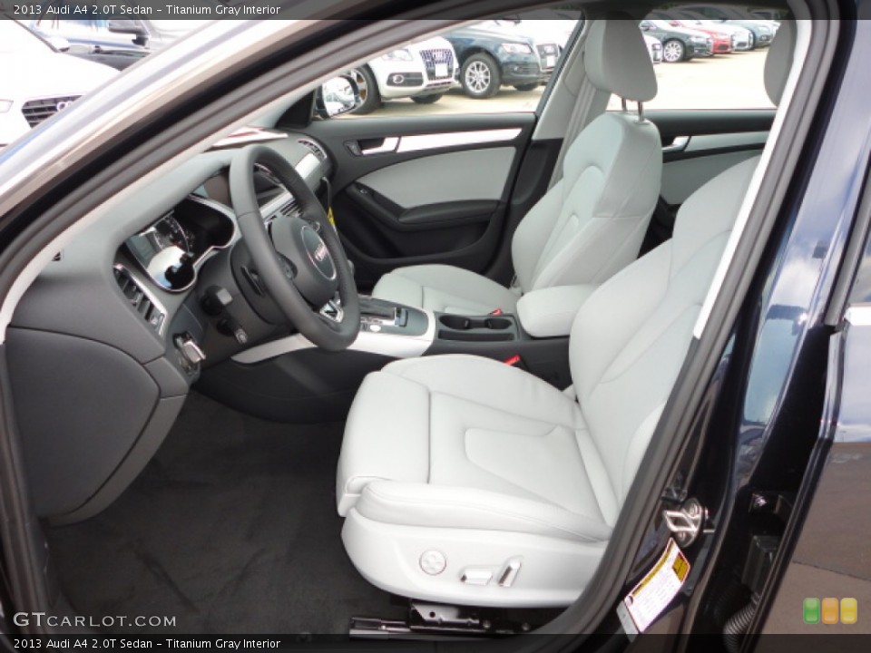 Titanium Gray Interior Front Seat for the 2013 Audi A4 2.0T Sedan #68492233