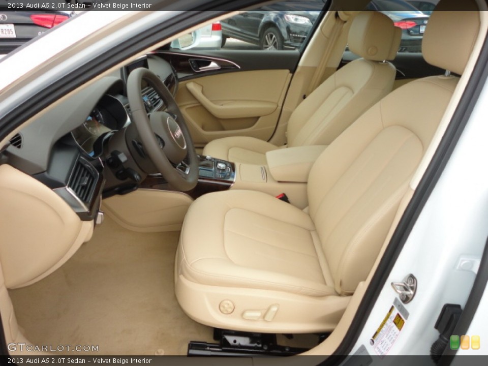 Velvet Beige Interior Front Seat for the 2013 Audi A6 2.0T Sedan #68492423